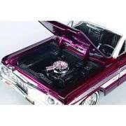 1964 Chevy Impala Lowrider Diecast Car Candy Red