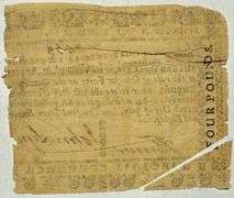 July 14 1780 Virginia 413 1/3 Dollar Note