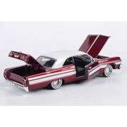 1964 Chevy Impala Lowrider Diecast Car Candy Red