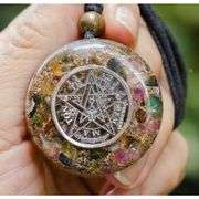 Orgone and Black Tourmaline Protection Pendant