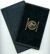 $1 Silver Certificate and $2 Red Seal Note in Folios w/Certificates