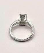 Sparkling 2.15 Ct Bright White Lab Simulated Diamond Ring