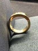 MEN’S 14K YELLOW GOLD NATURAL DIAMOND WEDDING BAND