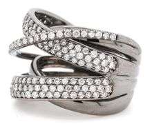 Effy 2.50ctw Round Diamond Multi Row Crossover Ring in 14K