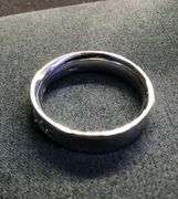 MEN’S 14K WHITE GOLD NATURAL DIAMOND WEDDING BAND