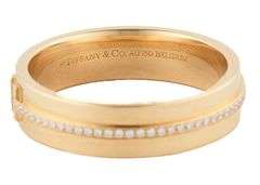 Tiffany & Co. 0.12ctw Diamond T Wide Band Ring