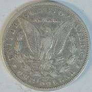 Scarce 1880-CC Morgan Silver Dollar. Upper end circ