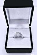Huge 5 Ct Princess Cut Lab Simulated Diamond Ring
