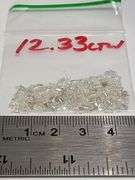 Collector's! 12.33 ctw natural very fine mixed tapered baguettes diamonds