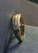 MEN’S 14K YELLOW GOLD NATURAL DIAMOND WEDDING BAND