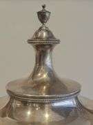 "Exquisite Antique English Sterling Silver Urn Samovar - 9x9x17 Inches, 2042 Grams"