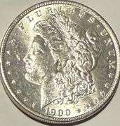 1900 O BU Raw Frosty White Morgan Dollar