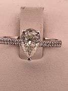 G.I.A CERTIFIED DIAMOND SET IN AN ENGAGEMENT RING