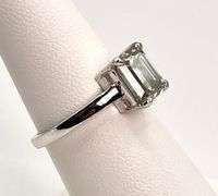 Sparkling 2.15 Ct Bright White Lab Simulated Diamond Ring