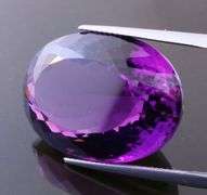 Simply ravishing 45.89ct full violet Brazilian Amethyst