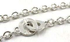 Tiffany & Co 1837 Interlocking circle toggle necklace