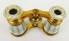 Antique French Lamier Paris Mother of Pearl Opera Glasses