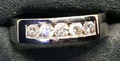MEN’S 14K WHITE GOLD NATURAL DIAMOND WEDDING BAND