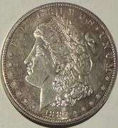 1882 S BU Raw Frosty White Morgan Dollar