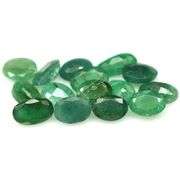 Heavy! Rich green 10.38ct Zambian Emerald set!