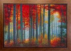 Mesmerizing Art by Daniel Moises Daniel Moises Red forest