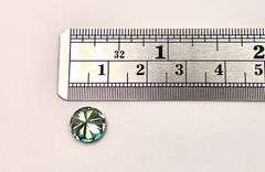 Sparkling 2.55 Ct Mint Green/Blue Brilliant Round Cut Fire Moissanite