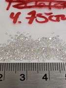 Nice!  Collection of 4.7 ctw whit natural diamonds, collector's item