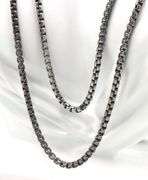 925 Sterling silver David Yurman 3.5mm Oxidized box chain