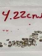 Wow!  Very fine collection of 4.22 ctw white natural diamonds