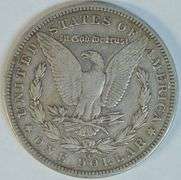Very sharp 1890-CC Morgan Silver Dollar. Nice