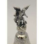 Silver-Plated Saint Michael Bell