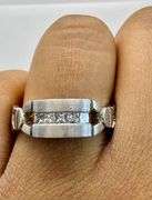 14K White Gold Princess Cut Diamond Ring