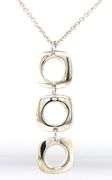 Tiffany & Co Triple square pendant on chain