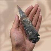 Hand-Knapped Jasper Crystal Arrowhead