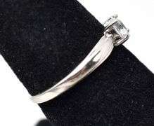 CZ Gemstone Ring in Sterling Silver