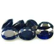 Heavy 14.02ct midnight blue Sapphire set
