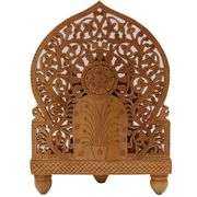 Large Hand-Carved Wooden Ganesha Wood