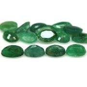 Heavy! Rich green 10.38ct Zambian Emerald set!