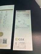 G.I.A CERTIFIED DIAMOND SET IN AN ENGAGEMENT RING