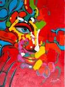 ONE OF A KIND UNIQUE  PAINTING ON CANVAS