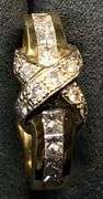 MEN’S 14K YELLOW GOLD NATURAL DIAMOND WEDDING BAND