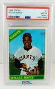 Willie Mays 1966 Baseball Card #1, 4VG-EX