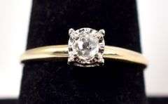 Darling Diamond Engagement Ring in 14K Yellow Gold