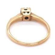 Sweet Little 14K YG Estate Diamond Ring