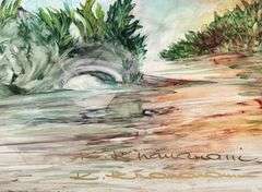 Father of Abstract Romanticism, Kamran Khavarani" Original hand signed and numered AP Giclee on Canv