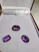Very fine, Collector's item! 3 very large Amethyst