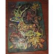 Embossed Elk Foldable Book Lamp