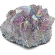 Angel Amethyst Geode Titanium Bonded Quartz Crystal