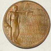 1905 Second Term TR Unc Inaugural Medal