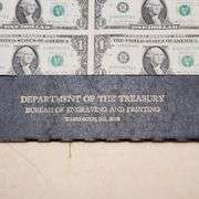 1981 16 Bill, Uncut Sheet of 1 Dollar Bills - OGP